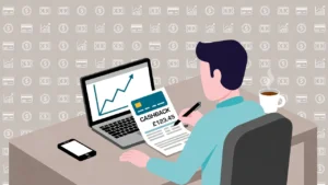 UK consumer reviewing cashback credit card statement in an educational finance context