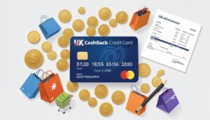 UK cashback credit card showing money rewards and everyday spending