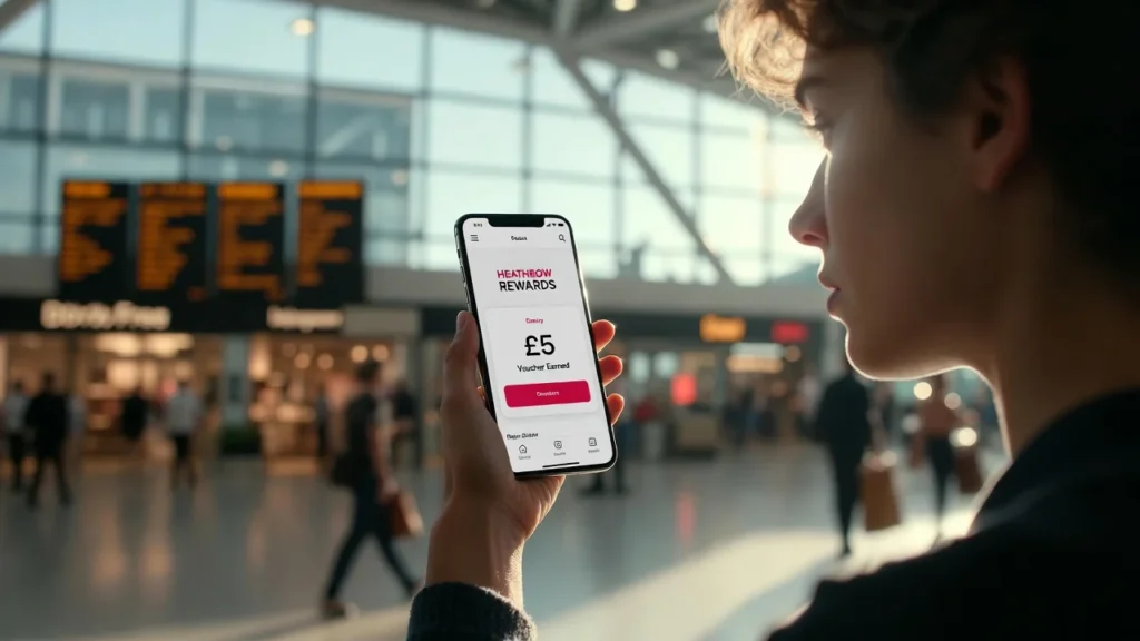 No Heathrow Rewards referral code get £5 voucher UK on mobile